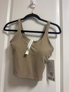 NWT lululemon Align Tank Top Light Support A/B Cup Size 6 in Smoky Red